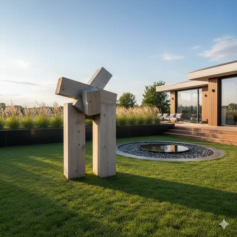 Gartendeko Holz Modern: Die 7 besten Ideen für 2025 & Trends