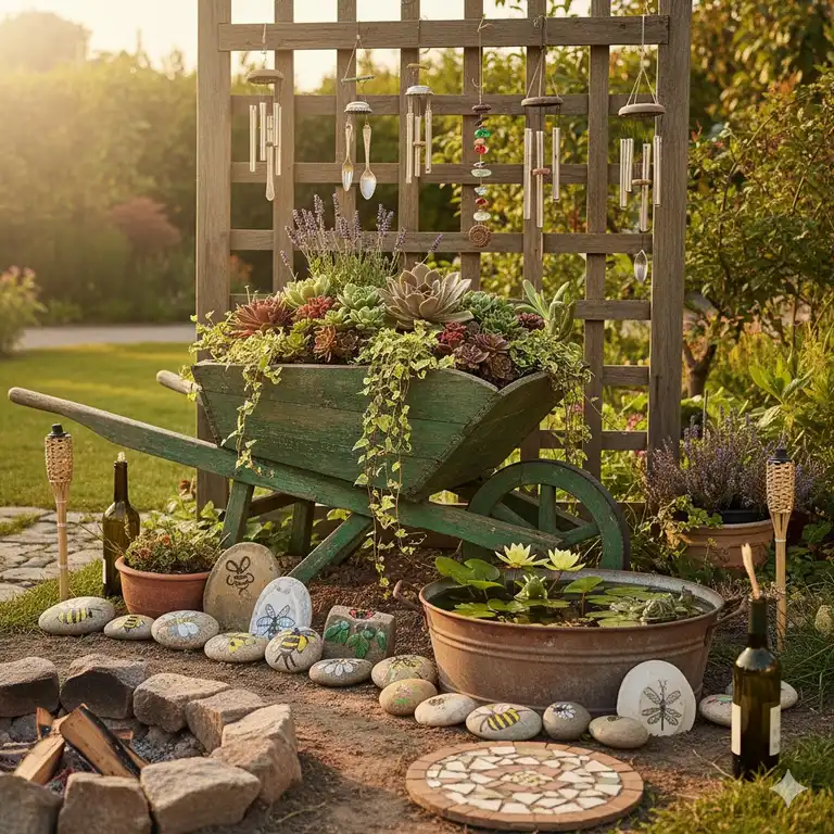 7 Gartendeko nachhaltig Ideen: Umweltfreundlich & stilvoll 2025