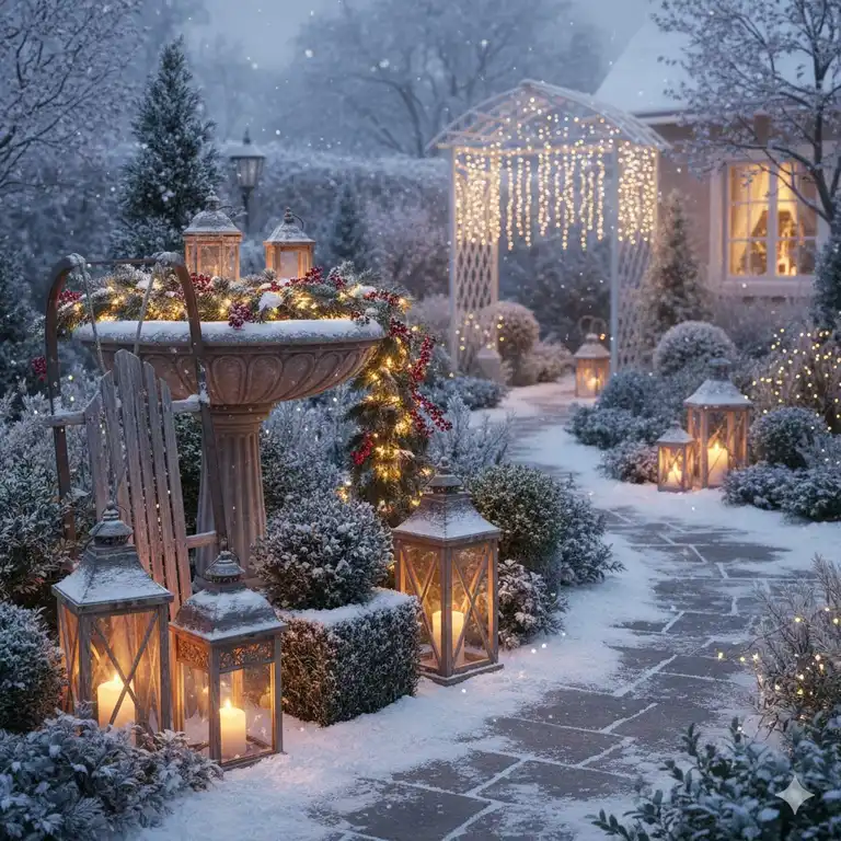 Gartendeko Winter Deko: 7 Magische Ideen für 2025