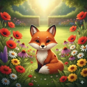 Rustikale Gartendeko Holztiere Fuchs-Figur für natürliche Akzente