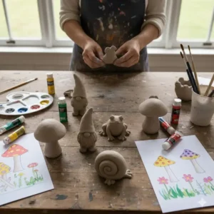 Gartendeko Tonfiguren Garten selber machen (DIY)