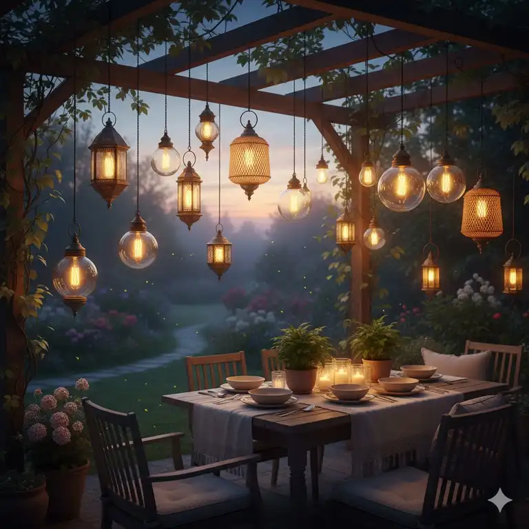 Gartendeko Hängelampen Solar: Die 7 besten Leuchten für 2025!