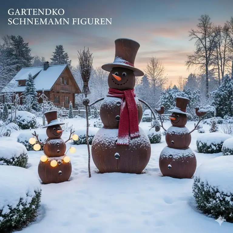 7 Gartendeko Schneemann Figuren 2025: Top Wahl