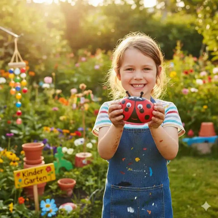 Gartendeko selbstgemacht Kinder: 7 magische Ideen, die sofort begeistern!