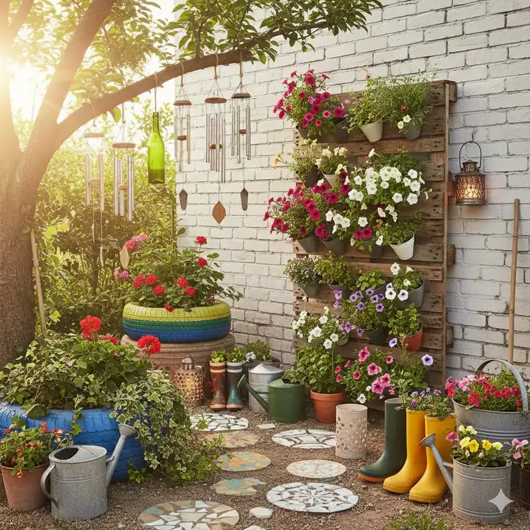 Gartendeko Upcycling Ideen: 7 Geniale Projekte für Dein Traum-Zuhause