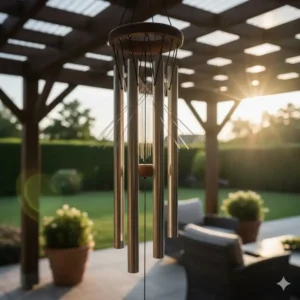Beruhigendes hängendes gartendeko windspiele metall Klangspiel für die Terrasse.