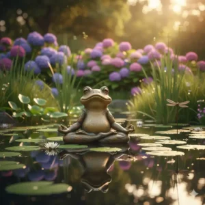 Schwimmende gartendeko figuren frosch teich für die Wasseroberfläche