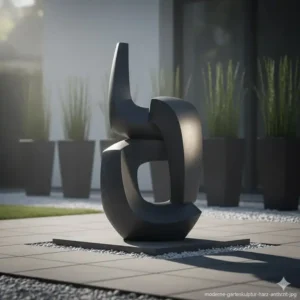 "Moderne Skulptur als gartendeko figuren aus harz wetterfest"