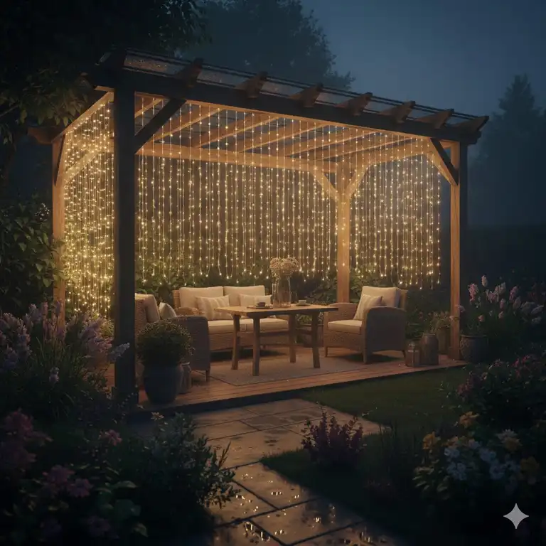7 Magische gartendeko lichtervorhang außen wasserdicht für 2026