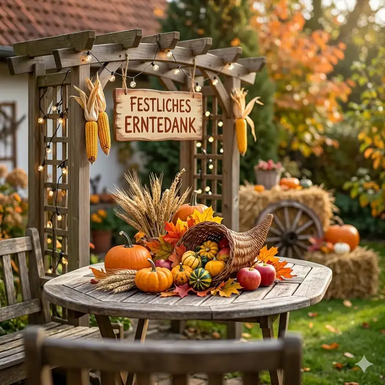 Die Besten 5 Tipps für gartendeko erntedank festlich mit Moderner Herbst-Atmosphäre