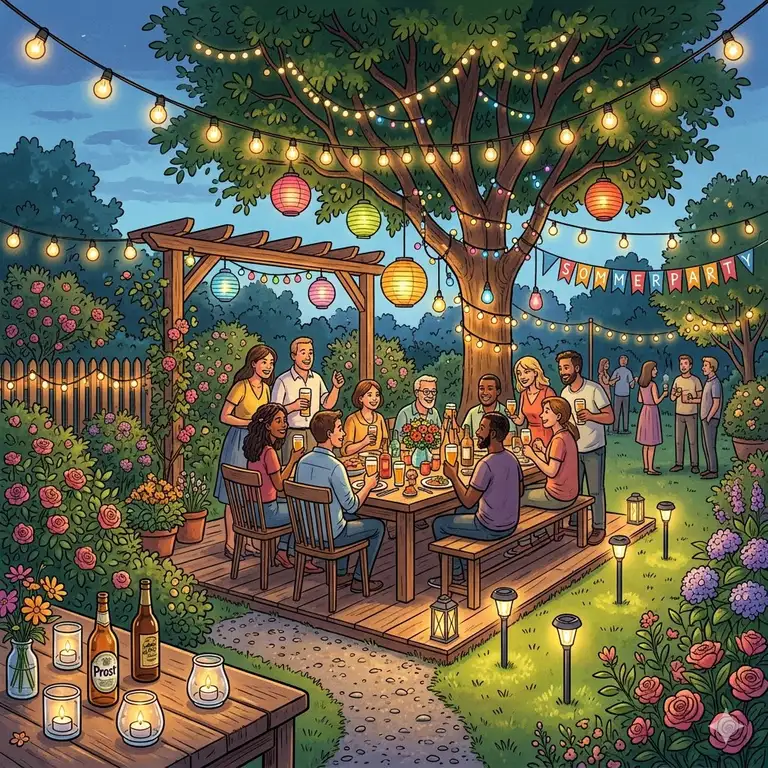 5 gartendeko sommerparty beleuchtung Ideen 2026: Die besten Profi-Tipps für stimmungsvolle Gartenabende