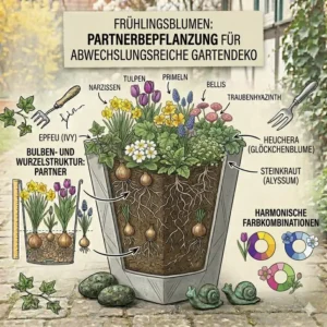 Die besten Pflanzpartner und Kombinationen für gartendeko frühlingsblumen kübel arrangieren.