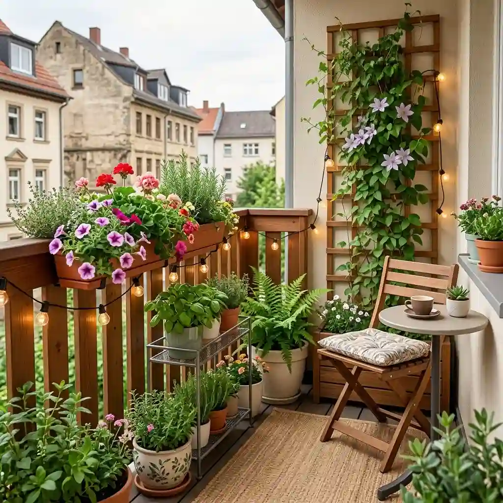 Beautiful setup with gartendeko ideen kleine balkone bepflanzung for a cozy atmosphere.