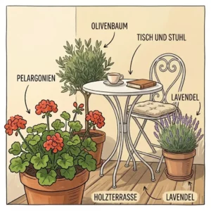 Warm boho-style gartendeko on a balcony with a gartendeko balkon sichtschutz rollbar create a private retreat.